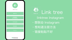 在Instagram个人主页上粘贴多个链接的方法是什么？linktree非常便利很推荐！